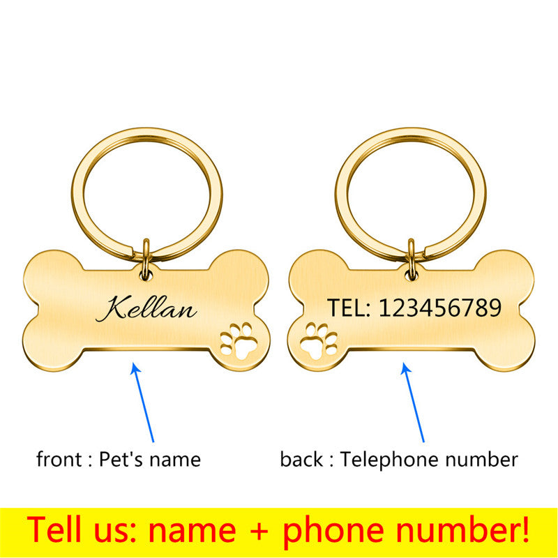 Personalisiertes Hunde-ID-Tag für Halsbänder – Bild 3 | LuxeStyle