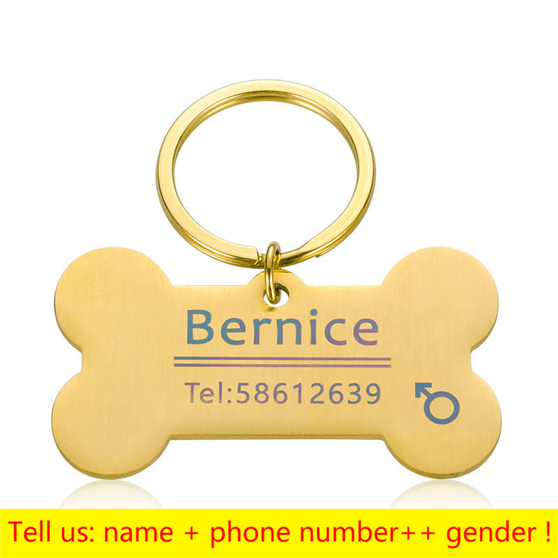 Personalisiertes Hunde-ID-Tag für Halsbänder – Bild 1 | LuxeStyle