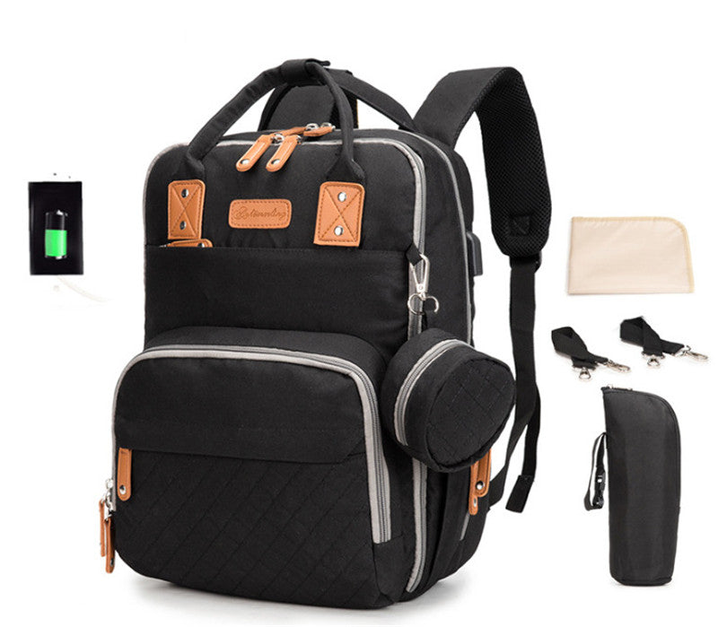 Mommy‑Rucksack aus Oxford‑Gewebe 42×26×15 cm – Bild 6 | LuxeStyle
