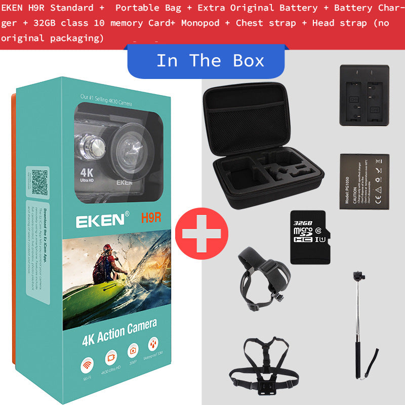 H9R Outdoor-Sportkamera wasserdicht mit HD
