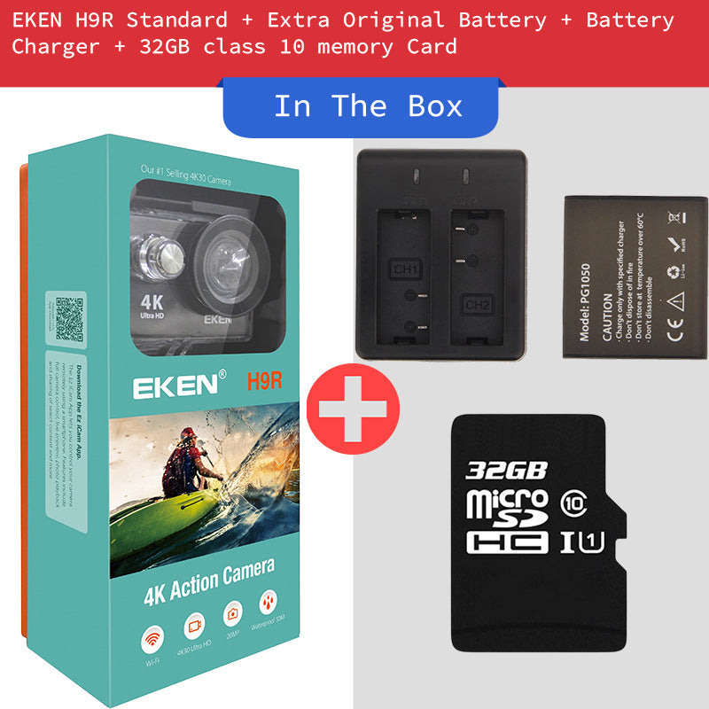 H9R Outdoor-Sportkamera wasserdicht mit HD