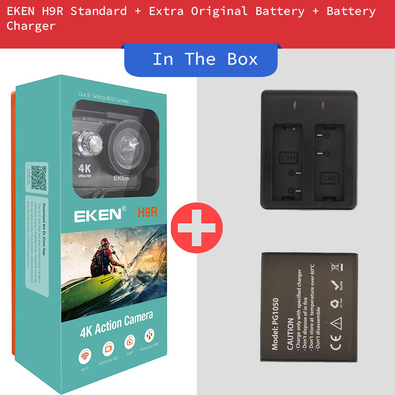 H9R Outdoor-Sportkamera wasserdicht mit HD