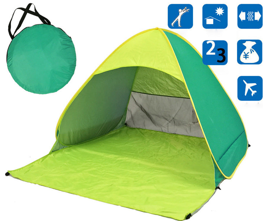 Schnellaufbau‑Zelt für Camping und Strand – Bild 11 | LuxeStyle