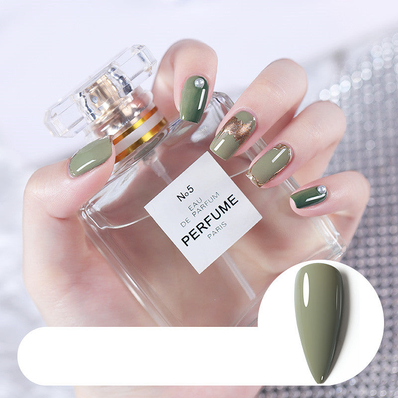Ablösbarer Nagellack in Dunkelgrün – Bild 1 | LuxeStyle