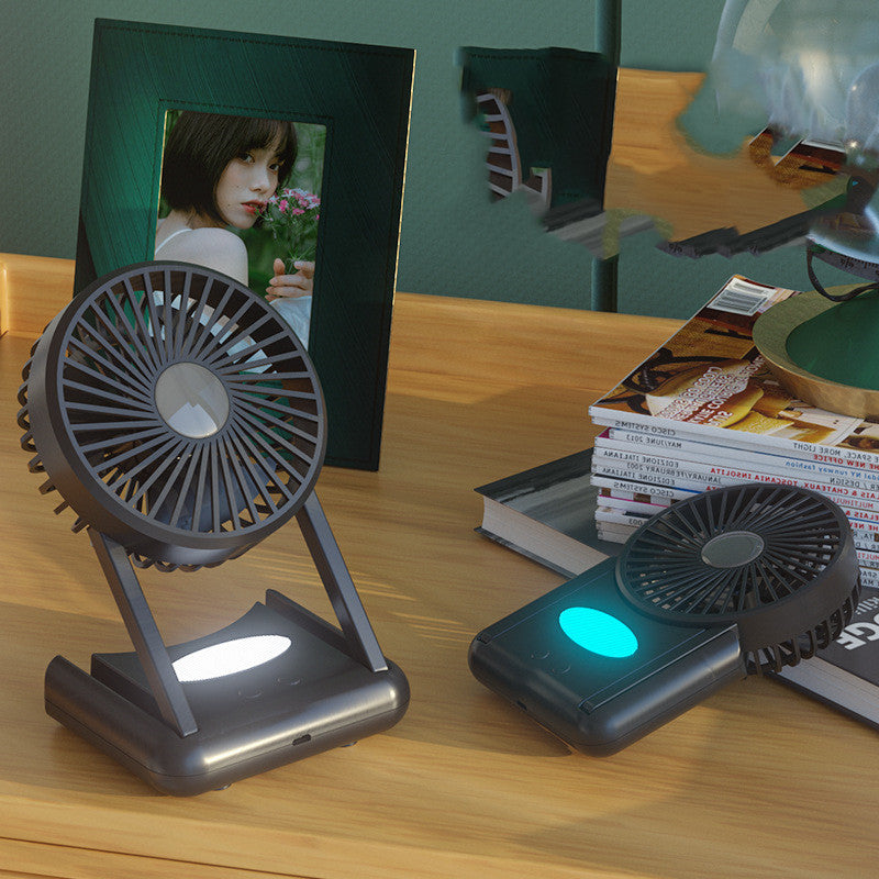 Mini Handventilator mit LED Nachtlicht