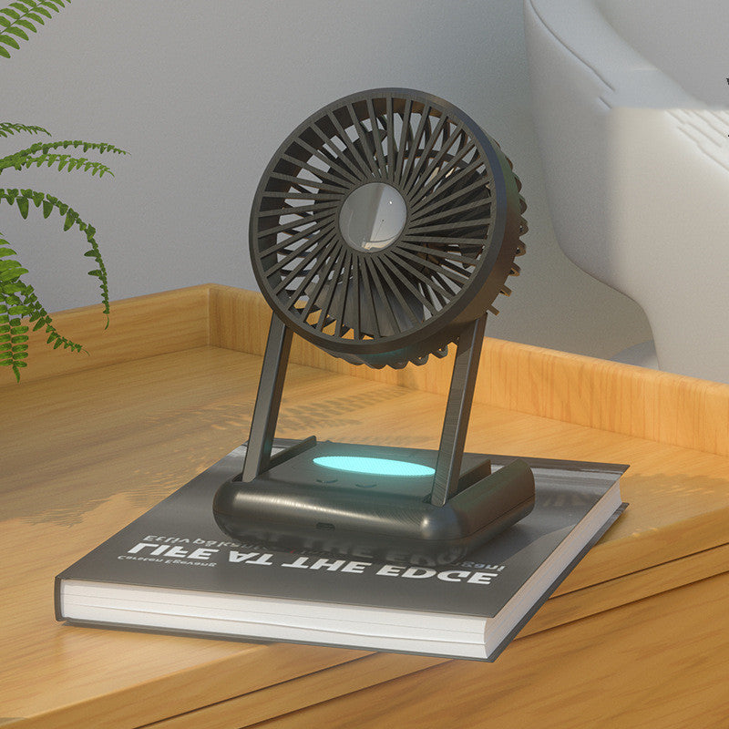 Mini Handventilator mit LED Nachtlicht