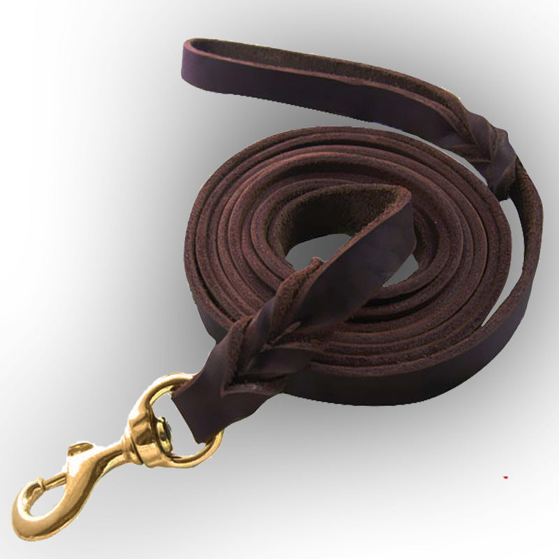 Leder-Hundeleine für Training und Alltag, 2m – Bild 4 | LuxeStyle