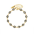 Schwarzes Öl-Tropfen-Armband aus Titanstahl für Damen – Bild 1 | LuxeStyle