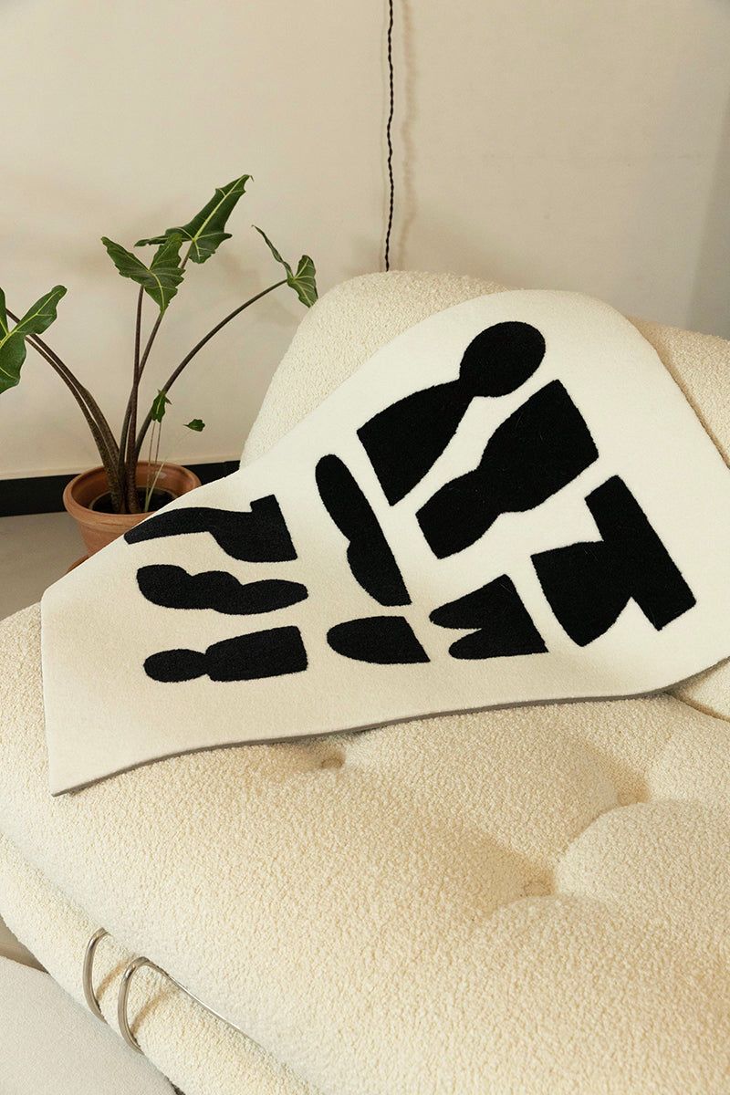 Retro Geometrisches Bettvorleger – Bild 5 | LuxeStyle