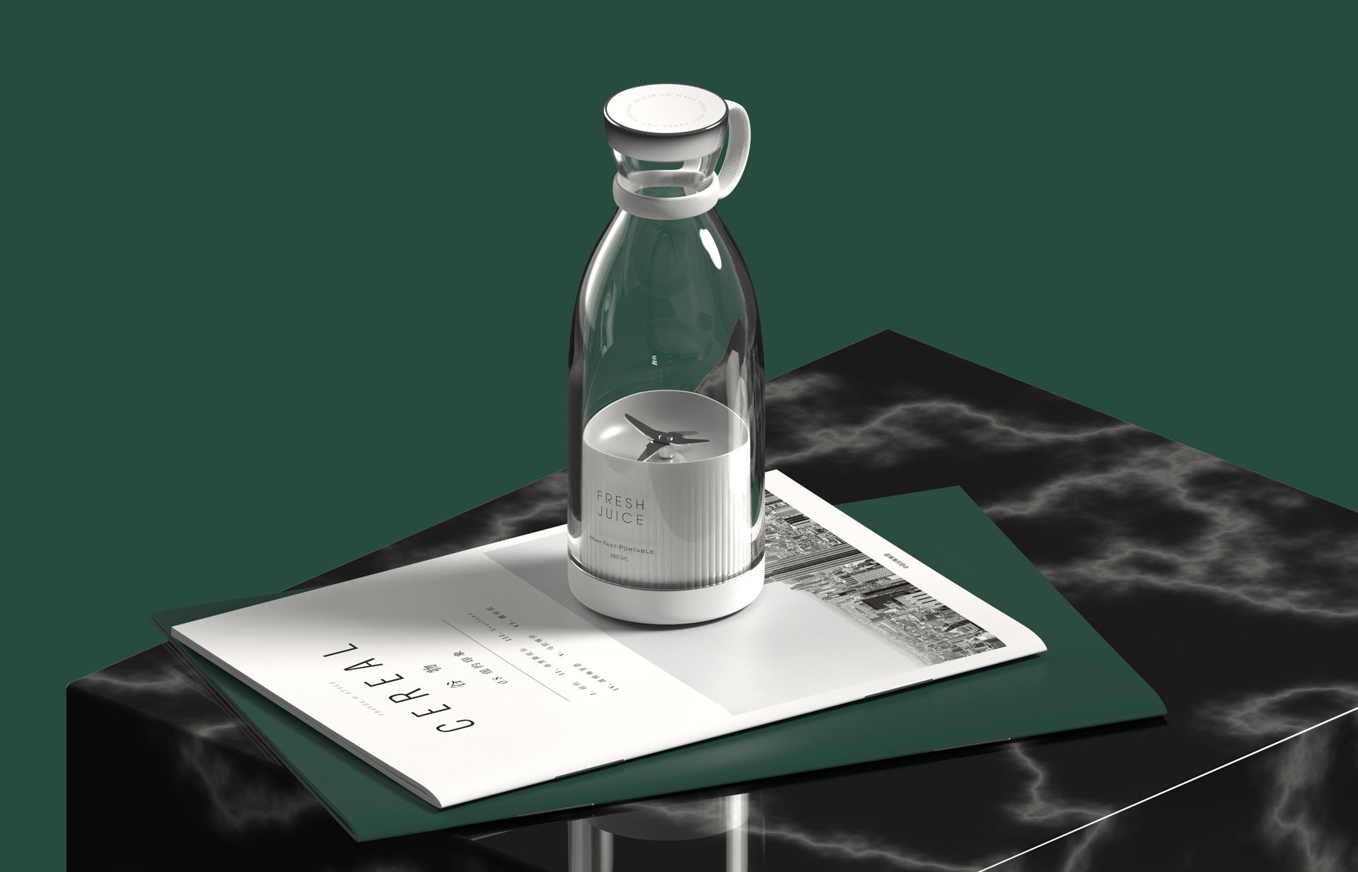 350ml USB-Blender mit 3D-Messer