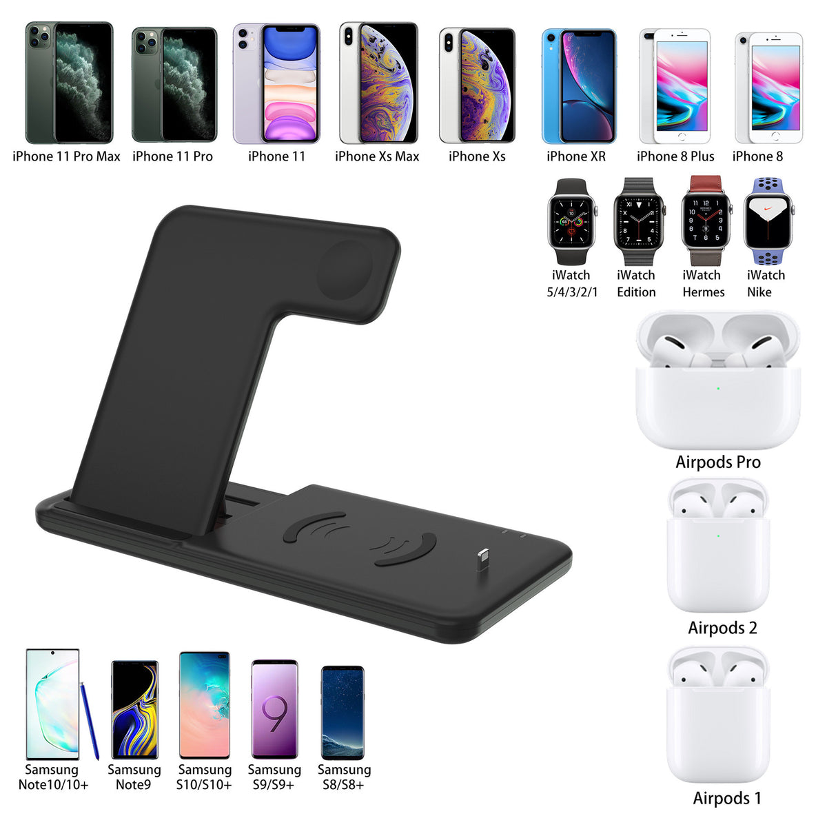 4-in-1 Wireless Charger für iPhone & Zubehör – Bild 5 | LuxeStyle