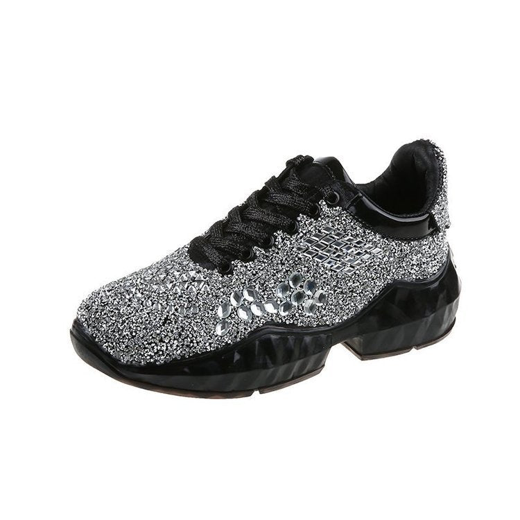 Glitzer-Sneaker mit dicker Sohle – Bild 1 | LuxeStyle
