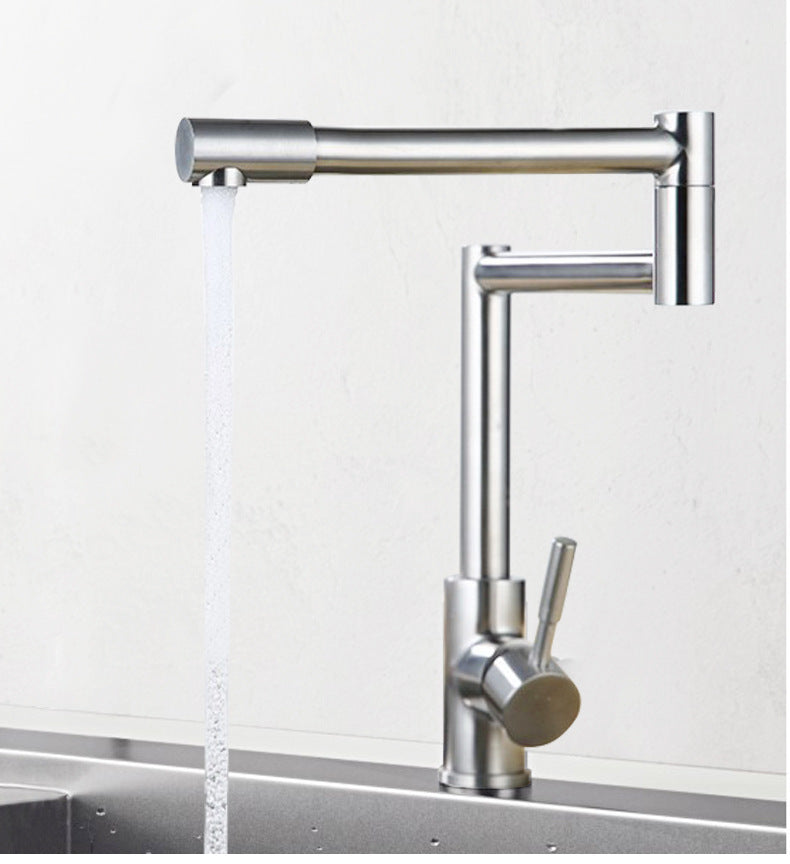 Doppelter Warm-Kalt-Wasserhahn, 360° drehbar – Bild 2 | LuxeStyle