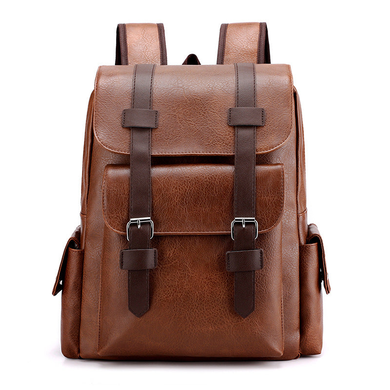 PU-Leder Rucksack für Studierende – Bild 5 | LuxeStyle
