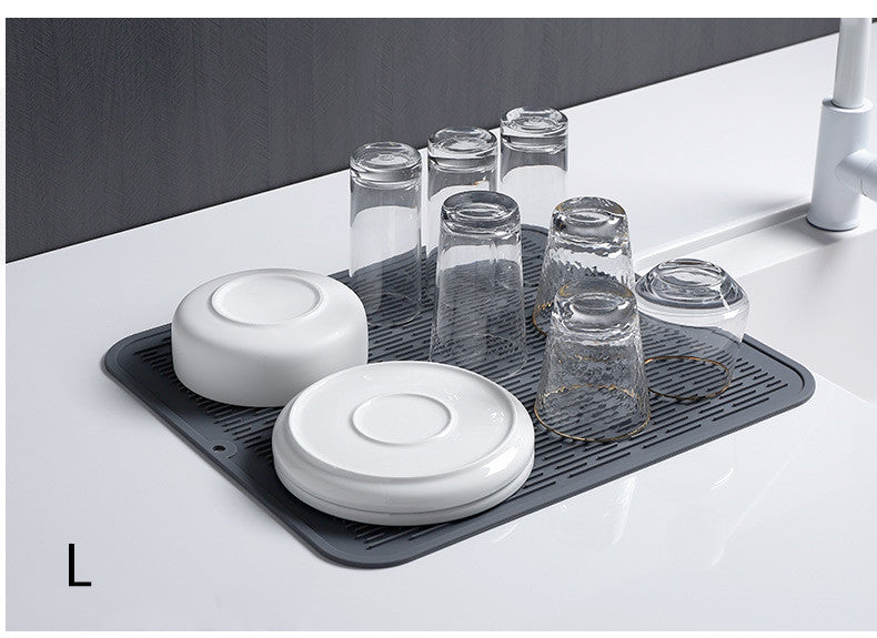 Silikon-Abtropfmatte XL, Grau – Bild 4 | LuxeStyle