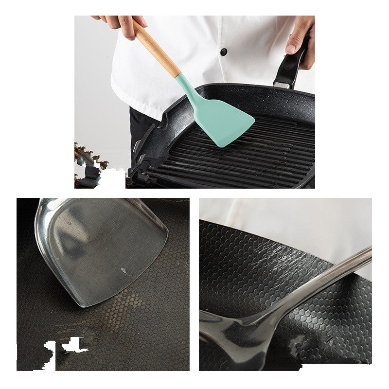 Küchenhelfer-Set, 12-teilig, Silikon, Waldgrün – Bild 6 | LuxeStyle