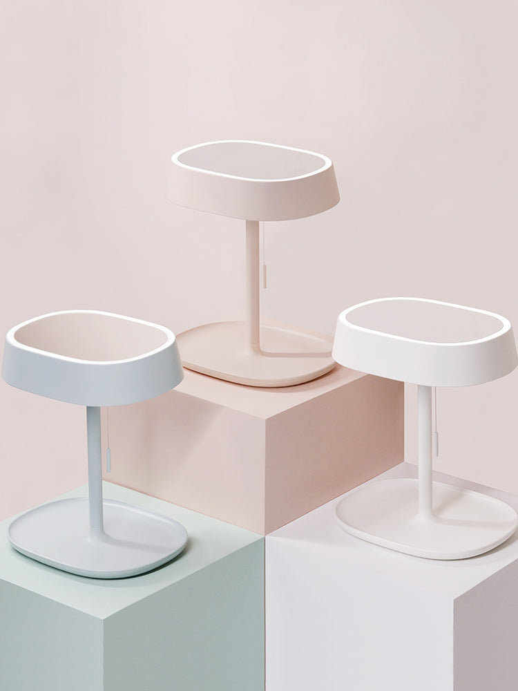 Portables LED-Makeup-Spiegelset