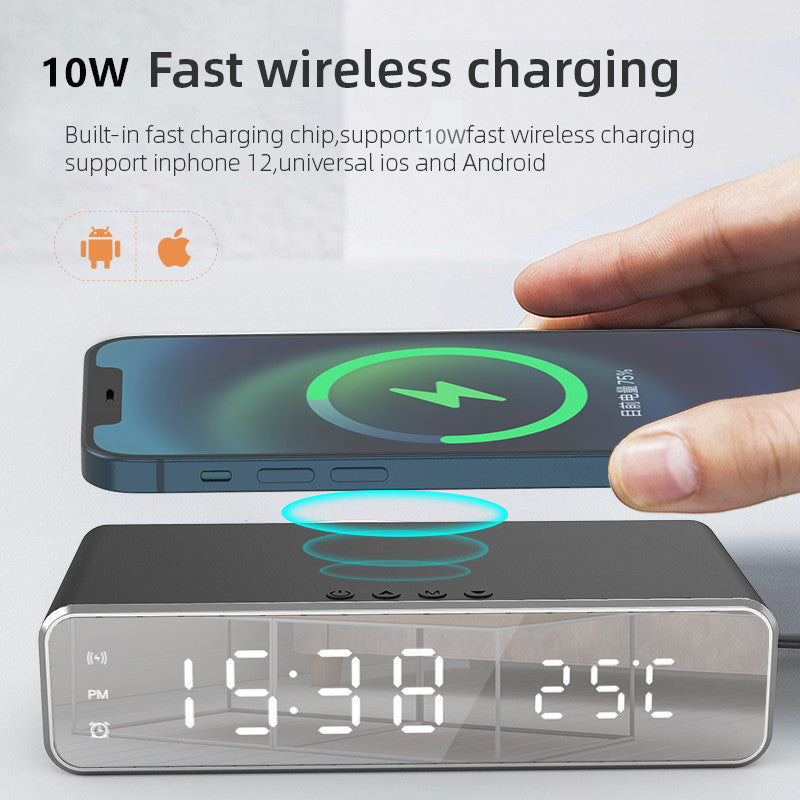 Kabelloses Ladegerät mit Uhr und Thermometer – Bild 5 | LuxeStyle