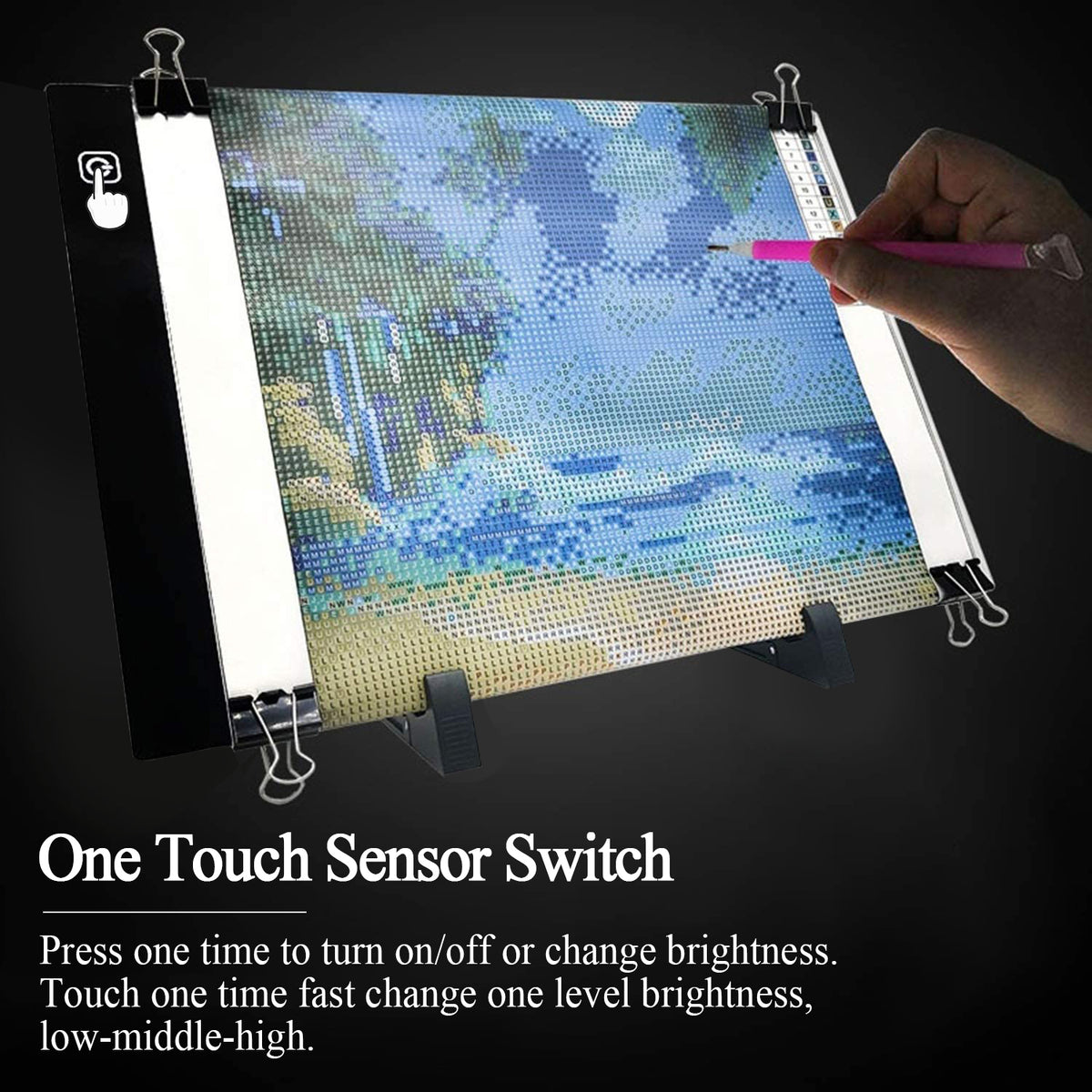 LED Leuchttablett A4/A5 für Diamond Painting – Bild 6 | LuxeStyle