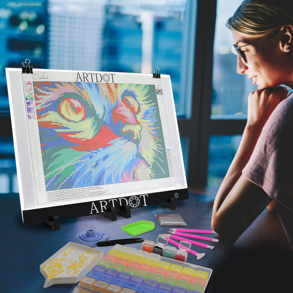 LED Leuchttablett A4/A5 für Diamond Painting – Bild 2 | LuxeStyle