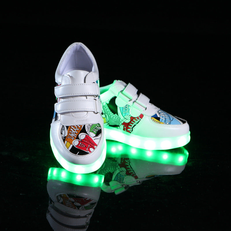 Leuchtende Kinderschuhe mit LED-Lichtern – Bild 1 | LuxeStyle