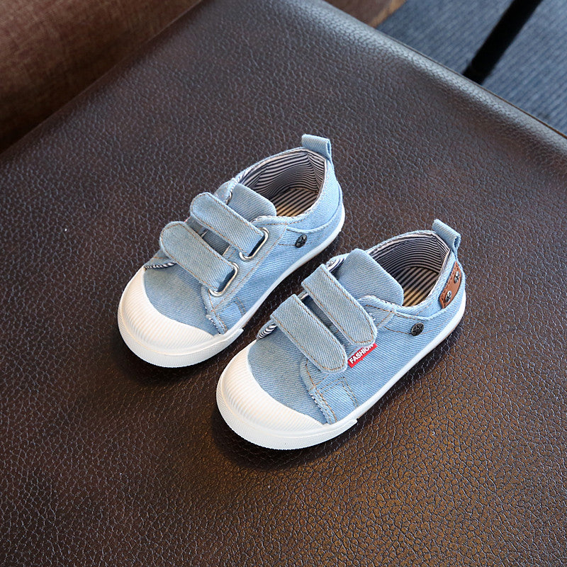 Kinder-Denim-Canvas-Schuhe mit Nieten – Bild 3 | LuxeStyle