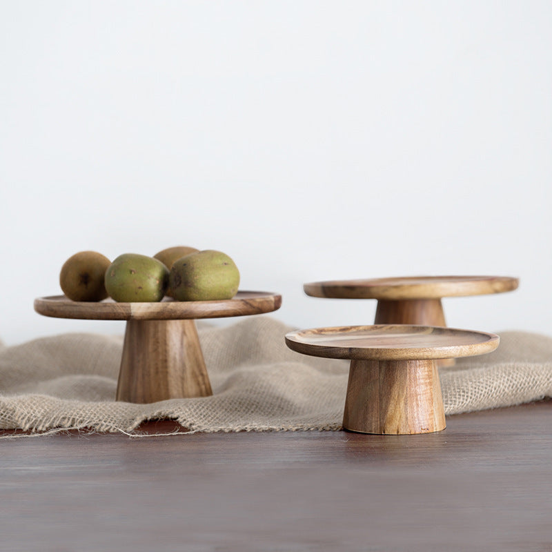 Holz-Servierplatte für Snacks und Dekoration – Bild 3 | LuxeStyle