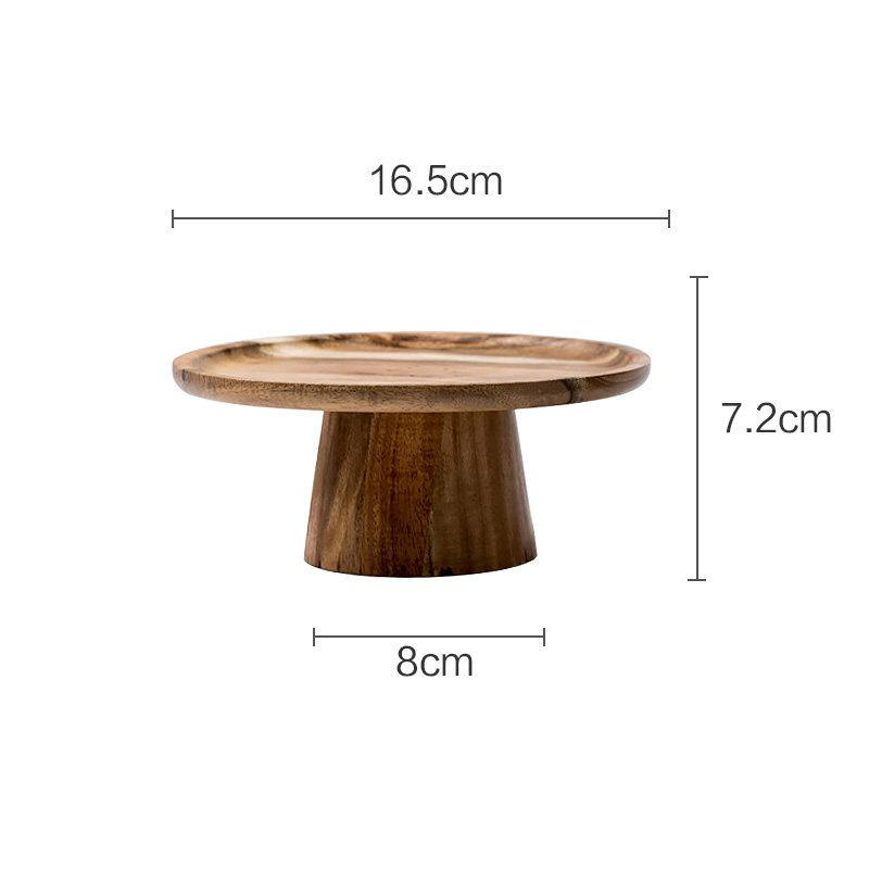 Holz-Servierplatte für Snacks und Dekoration – Bild 2 | LuxeStyle