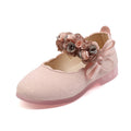 Mädchen Lederschuhe mit Blumen und Schleife – Bild 6 | LuxeStyle
