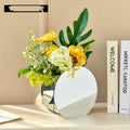 Acryl-Blumenvase mit Spiegel-Print | LuxeStyle