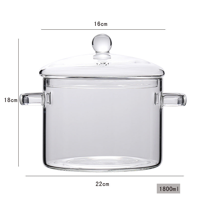 Glas-Topf für Herd – transparenter Mini-Suppentopf – Bild 13 | LuxeStyle