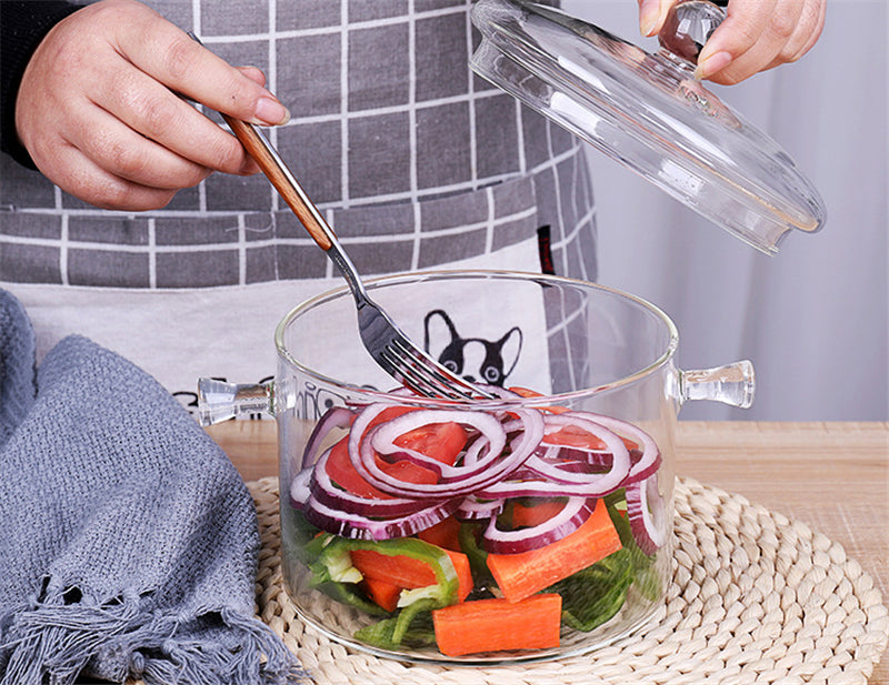 Glas-Topf für Herd – transparenter Mini-Suppentopf – Bild 3 | LuxeStyle