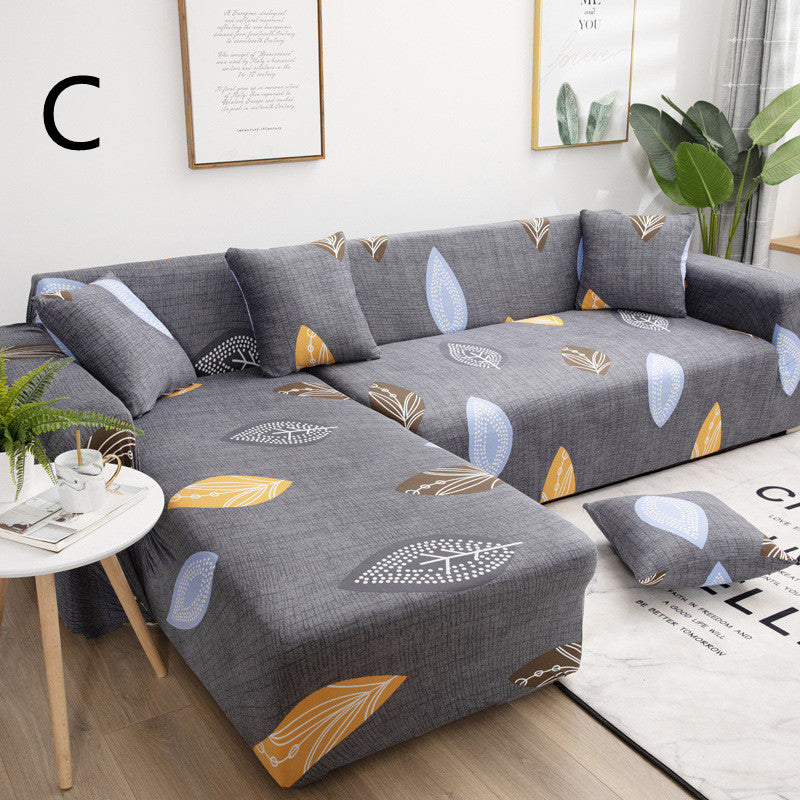 Universal Schonbezug für Liegesofa mit Blumenmuster