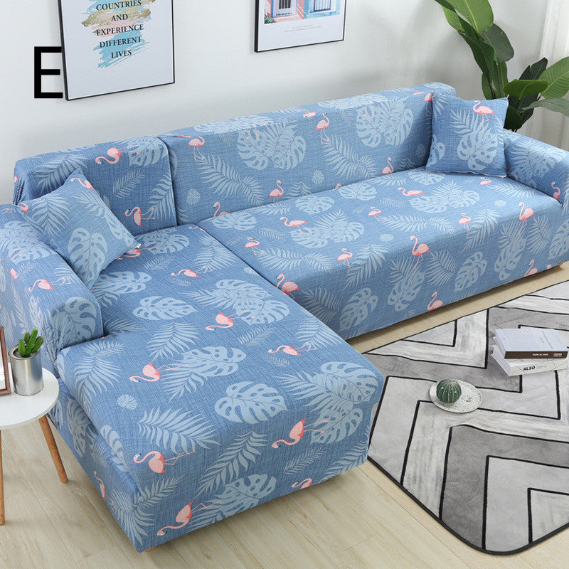 Universal Schonbezug für Liegesofa mit Blumenmuster