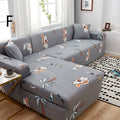 Universal Schonbezug für Liegesofa mit Blumenmuster