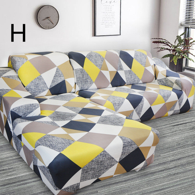 Universal Schonbezug für Liegesofa mit Blumenmuster