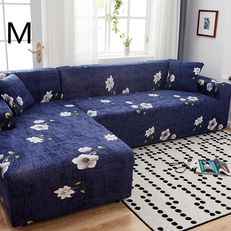 Universal Schonbezug für Liegesofa mit Blumenmuster