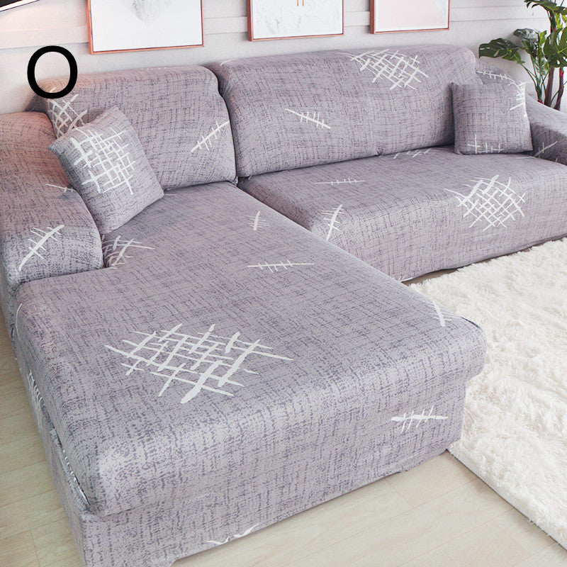 Universal Schonbezug für Liegesofa mit Blumenmuster