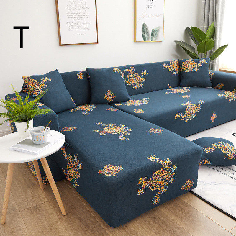 Universal Schonbezug für Liegesofa mit Blumenmuster