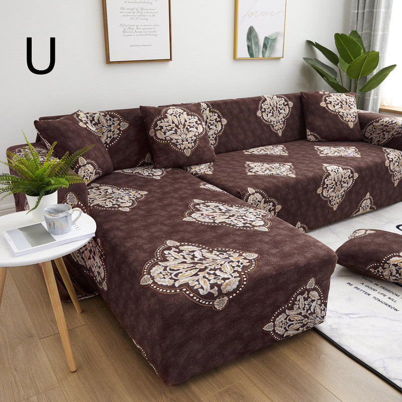 Universal Schonbezug für Liegesofa mit Blumenmuster