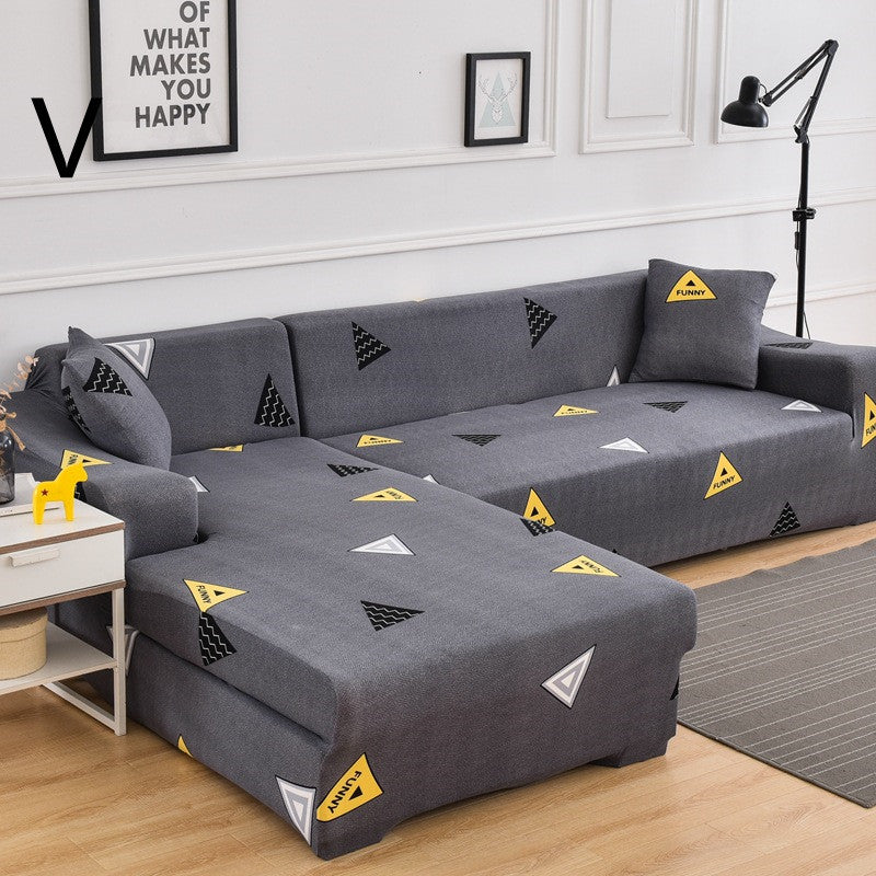 Universal Schonbezug für Liegesofa mit Blumenmuster