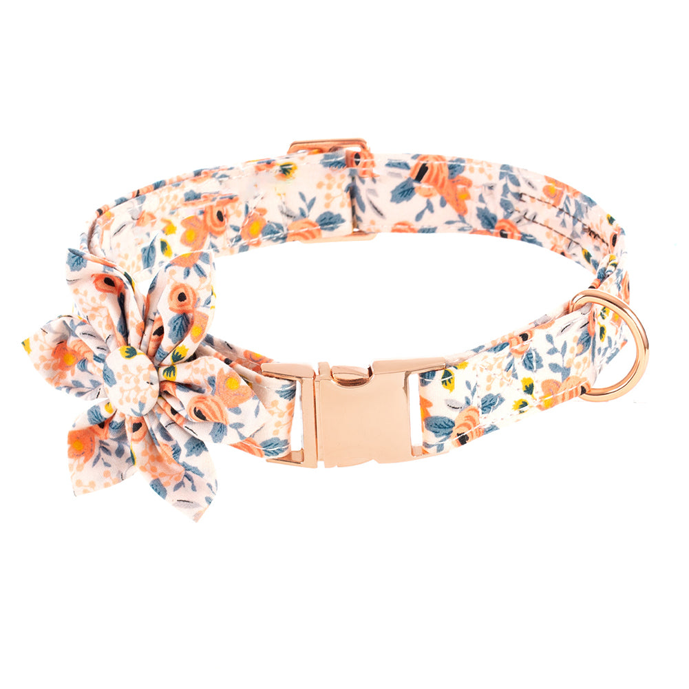 Halsband mit Blumenmuster und Metallverschluss – Bild 8 | LuxeStyle