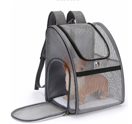 Tierrucksack aus Netzstoff für Ausflüge – Bild 5 | LuxeStyle