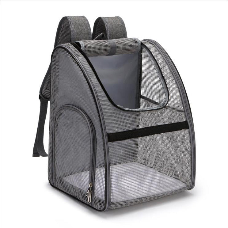 Tierrucksack aus Netzstoff für Ausflüge – Bild 4 | LuxeStyle