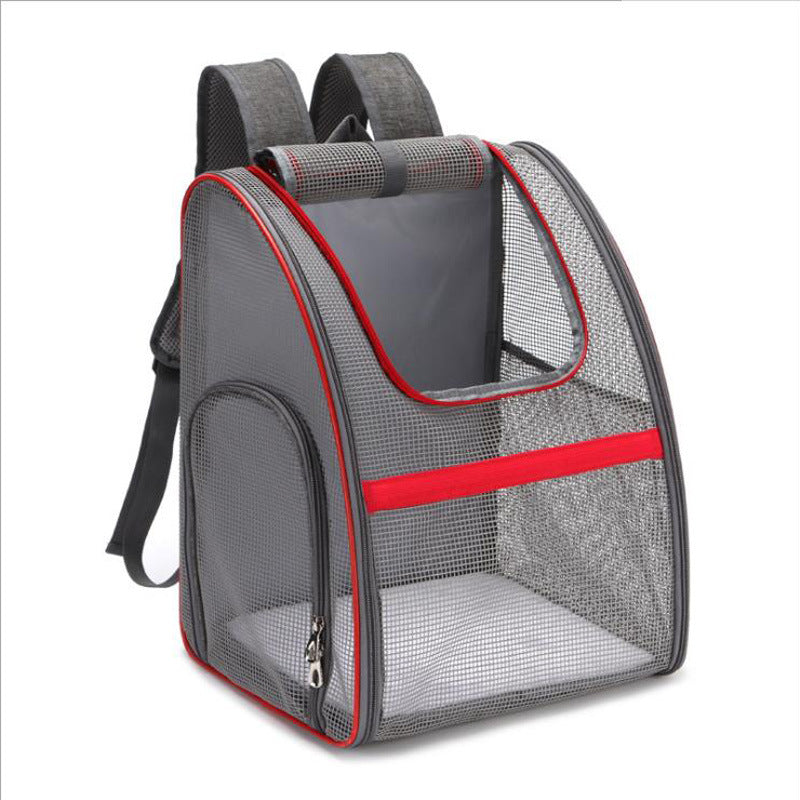 Tierrucksack aus Netzstoff für Ausflüge – Bild 3 | LuxeStyle