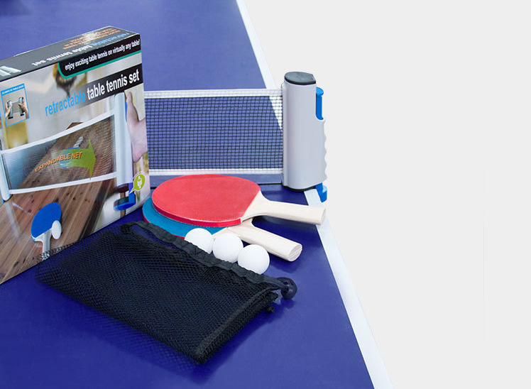 Tischtennis-Set mit Telescopischem Netzrahmen | LuxeStyle
