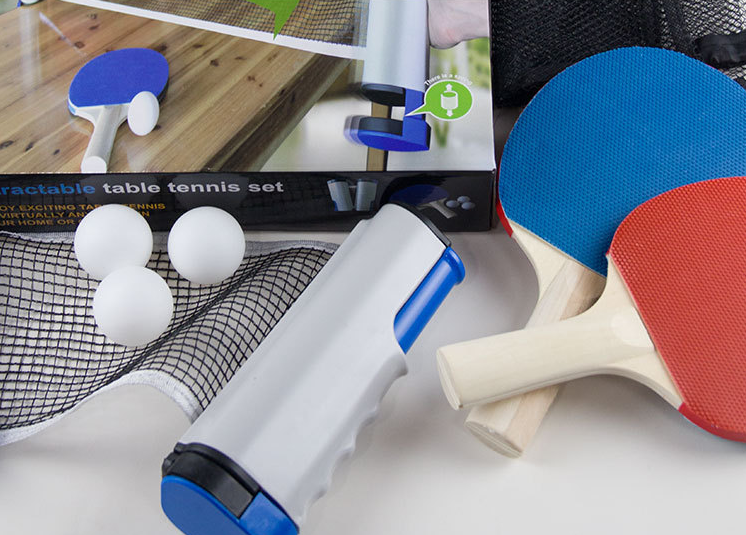 Tischtennis-Set mit Telescopischem Netzrahmen – Bild 5 | LuxeStyle
