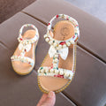 Kinder-Sandalen mit Strass und Perlen – Bild 6 | LuxeStyle