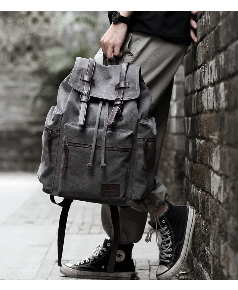 Canvas Rucksack für Herren | LuxeStyle