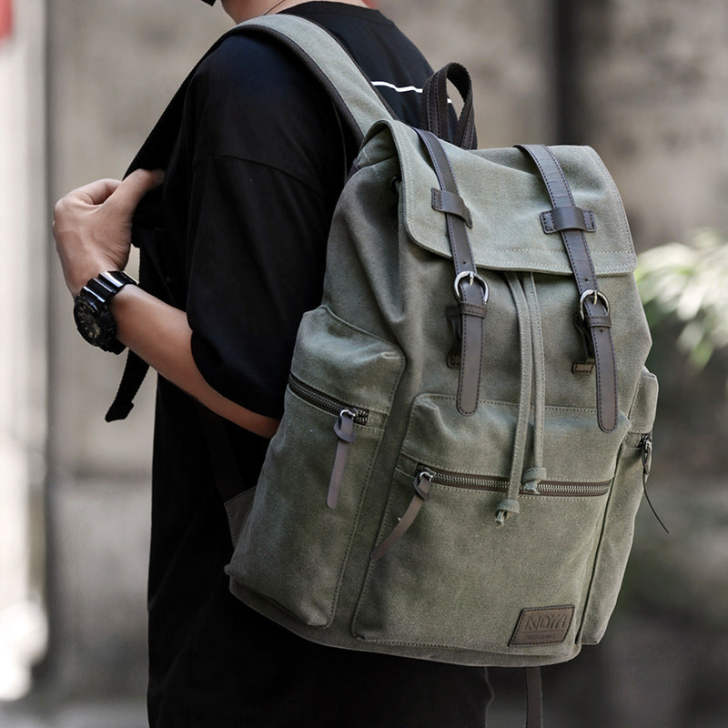 Canvas Rucksack für Herren – Bild 3 | LuxeStyle